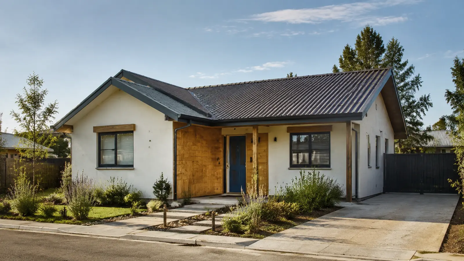 Casa compacta familiar de 70 a 85 m²